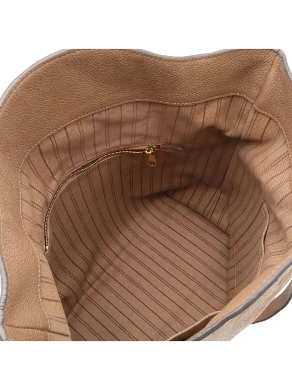 Louis Vuitton Monogram Empreinte Bagatelle 2-Way Shoulder Bag Semi Taupe